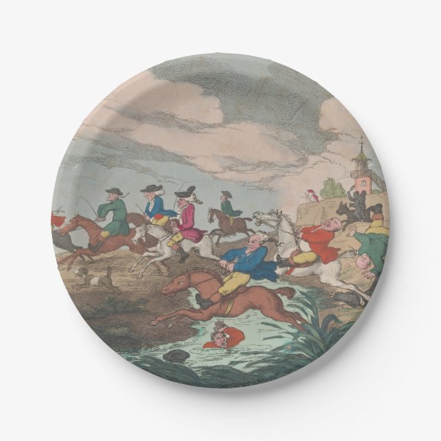 Plato De Papel Caza - Placas redondas de papel (Anverso)