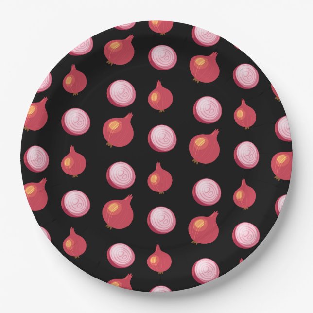 Plato De Papel Cebollas (Anverso)