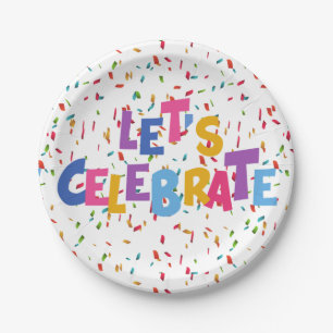 Plato De Papel Celebración