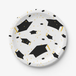 Plato De Papel Celebración de la graduación - placa de papel