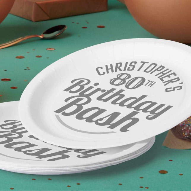 Plato De Papel Celebración de las placas de papel de cumpleaños n (Subido por el creador)