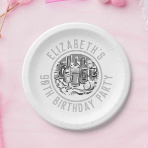Plato De Papel Celebración de las placas de papel de cumpleaños n