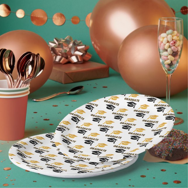 Plato De Papel Celebración del gol de graduación (Multi)