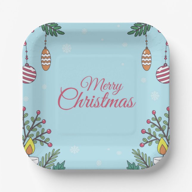 Plato De Papel Celebrar con nosotros (Anverso)