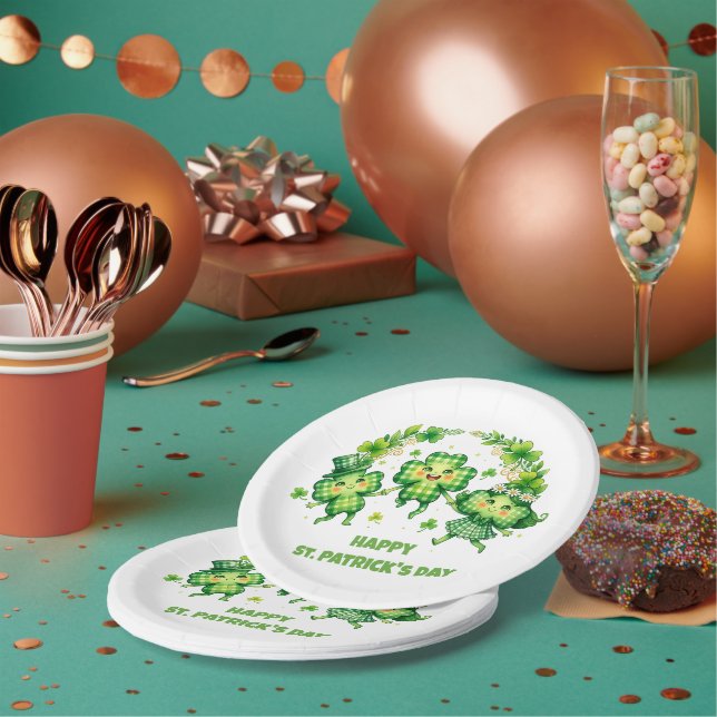 Plato De Papel Celebrate St. Patrick’s Day (Multi)