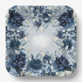 Plato De Papel Cena Boda de la Marina de Cascada