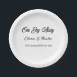 Plato De Papel Cena de ensayo Una noche antes del nombre da<br><div class="desc">diseño</div>