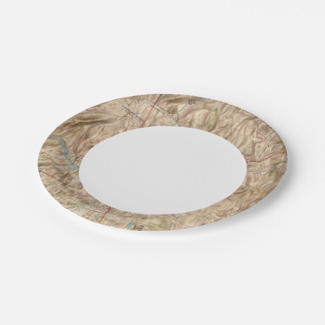 Plato De Papel Cercano al Lago Croton (Angular)