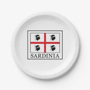 Plato De Papel Cerdeña