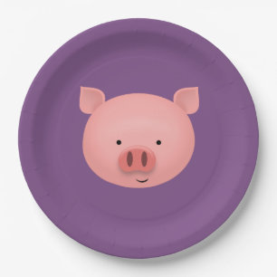 Plato De Papel Cerdo