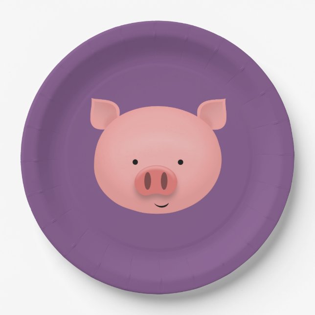 Plato De Papel Cerdo (Anverso)
