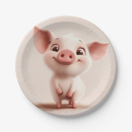 Plato De Papel Cerdo