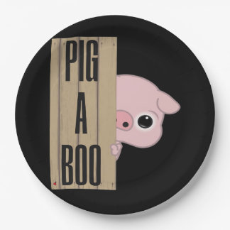 Plato De Papel Cerdo A Boo