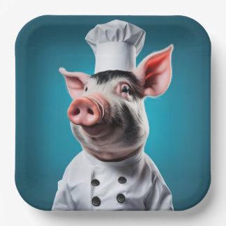 Plato De Papel Cerdo Chef