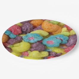 Plato De Papel Cereal de la frutería