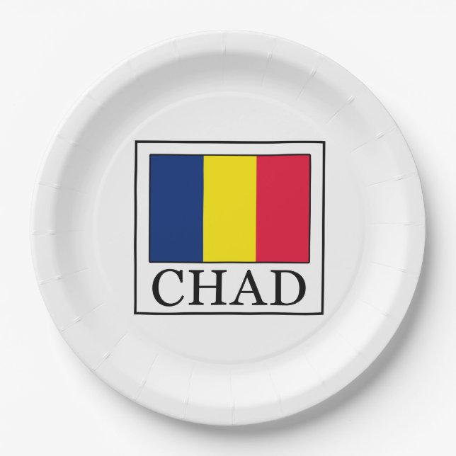 Plato De Papel Chad (Anverso)