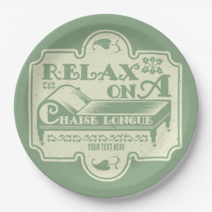 Plato De Papel Chaise Longue