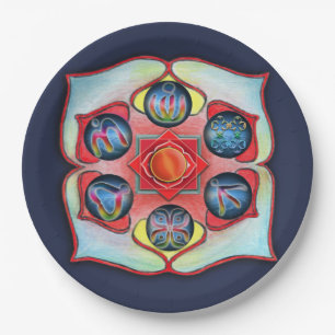 Plato De Papel Chakra base