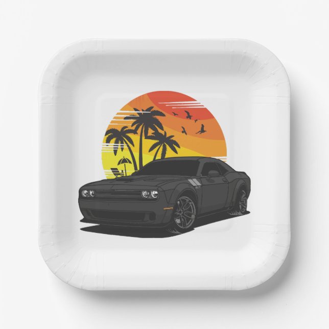 Plato De Papel Challenger (Anverso)