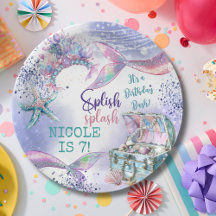 Chapoteo mágico cumpleaños de sirena