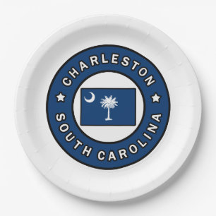 Plato De Papel Charleston Carolina del Sur