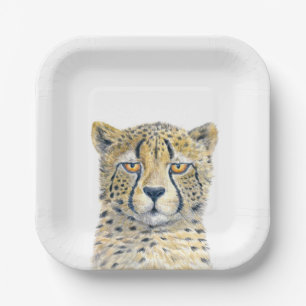 Plato De Papel Cheetah