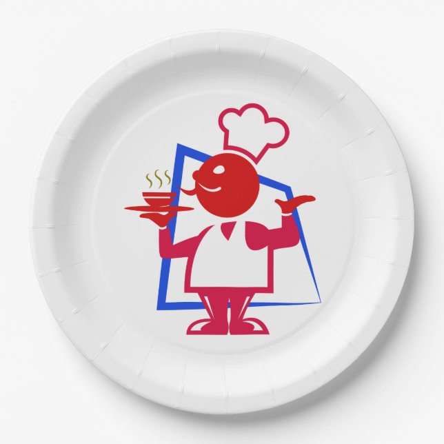 Plato De Papel Chef (Anverso)