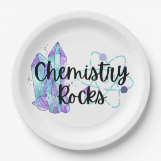 Plato De Papel Chemistry Rocks Party Plates