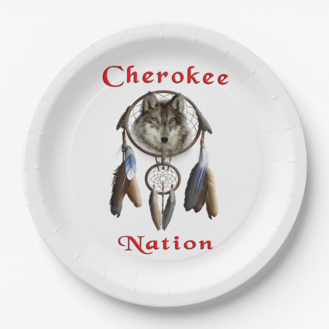 Plato De Papel Cherokee (Anverso)