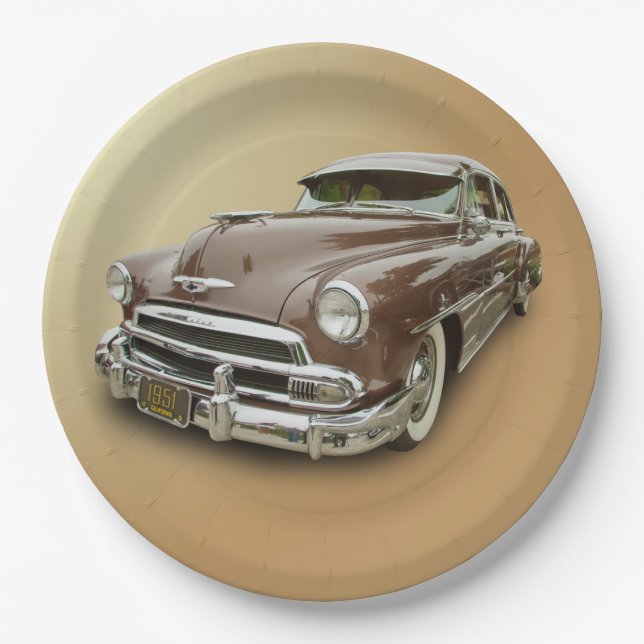PLATO DE PAPEL CHEVROLET 1951 (Anverso)