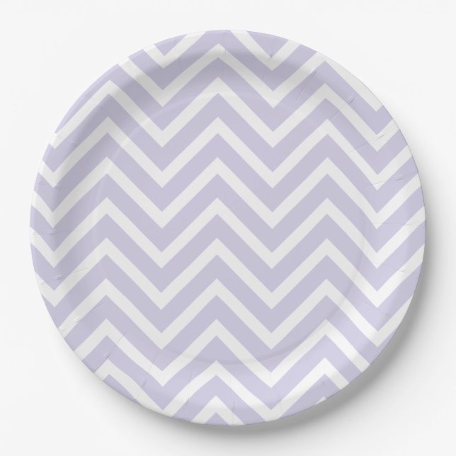 Plato De Papel Chevron (Anverso)