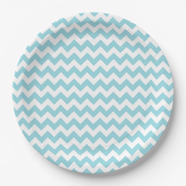 Plato De Papel Chevron (Anverso)
