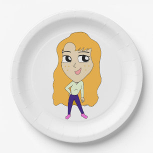 Plato De Papel chibi