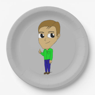 Plato De Papel chibi