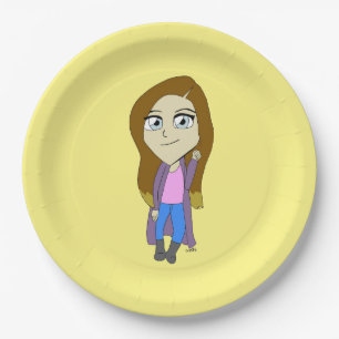 Plato De Papel Chibi