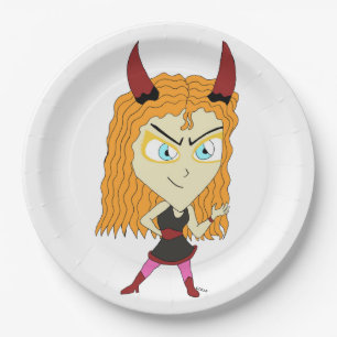 Plato De Papel chibi