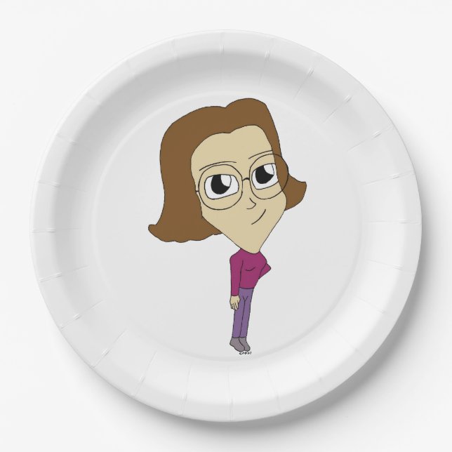 Plato De Papel chibi (Anverso)