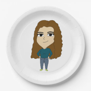 Plato De Papel chibi