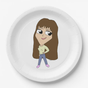 Plato De Papel chibi