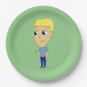 Plato De Papel chibi