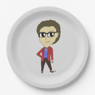 Plato De Papel chibi