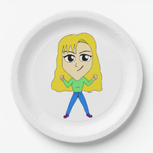 Plato De Papel chibi