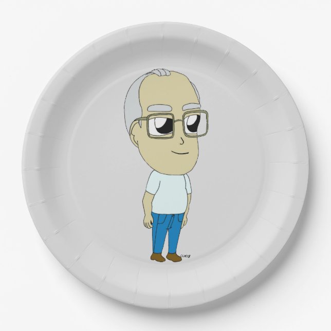 Plato De Papel chibi (Anverso)