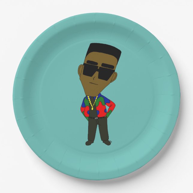 Plato De Papel chibi (Anverso)