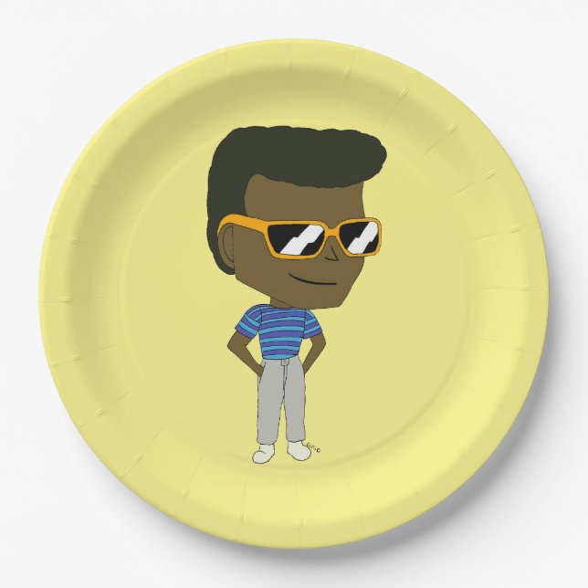 Plato De Papel chibi (Anverso)