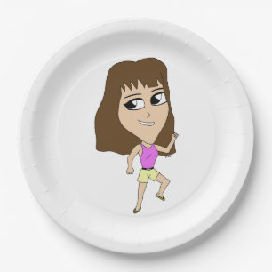 Plato De Papel chibi