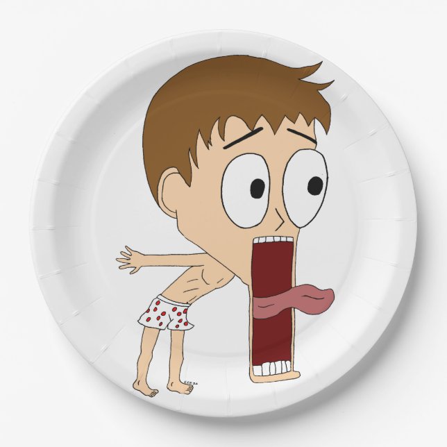 Plato De Papel chibi    (Anverso)