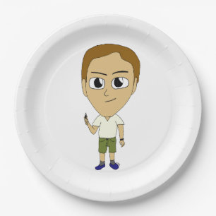 Plato De Papel chibi