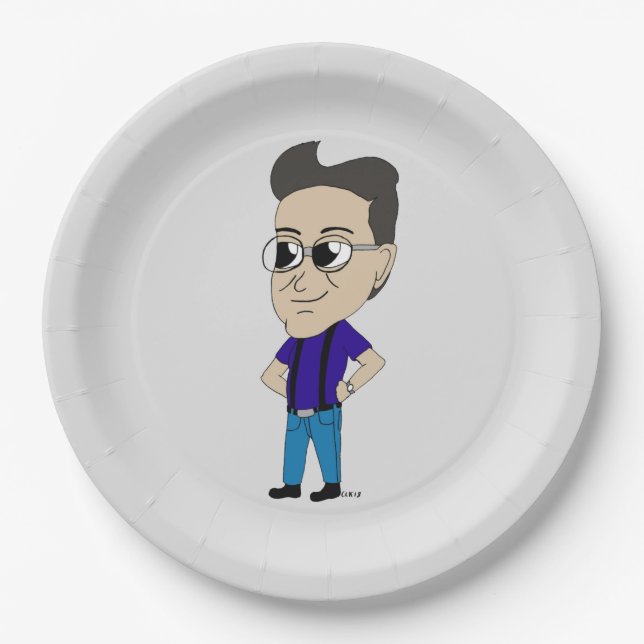 Plato De Papel chibi (Anverso)