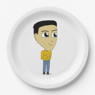 Plato De Papel chibi